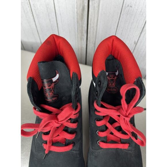 Timberland Chicago Bulls Suede Leather Premium Waterproof Men's Boots Size 12 - Picture 3 of 11
